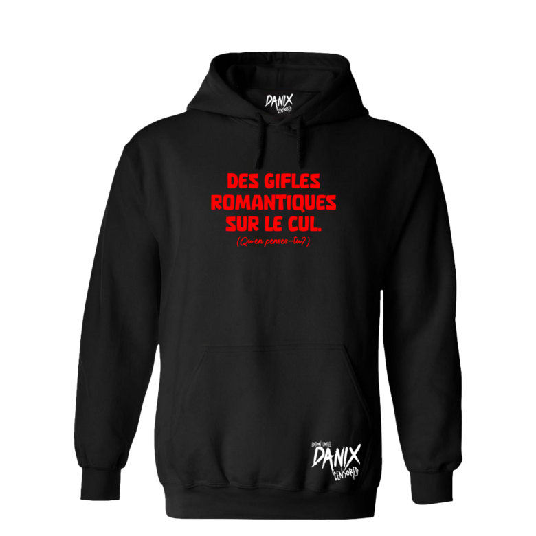 Sweat à capuche Des gifles romantiques sur le ...